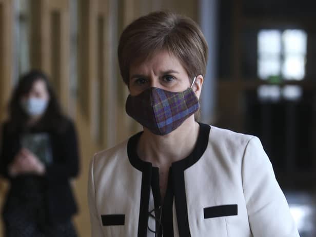 Nicola Sturgeon said dates would not be set for lockdown easing.