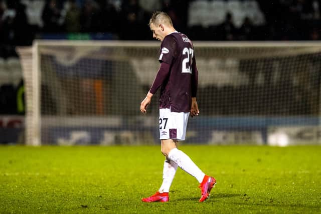 Hearts are now four points adrift at the bottom of the Ladbrokes Premiership after defeat to St Mirren. Picture: SNS