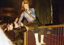 David Bowie at The Empire Theatre on the 6th January 1973.