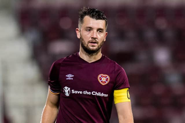 Craig Halkett has been tipped for Scotland recognition by manager Robbie Neilson. Picture: SNS