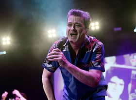Edinburgh's Les McKeown in action with the Bay City Rollers in 2016