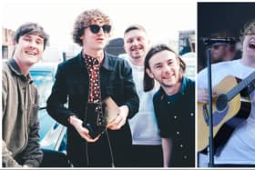 The Snuts, left, have revealed why the band will never collaborate with Lewis Capaldi, right. Photos: PA