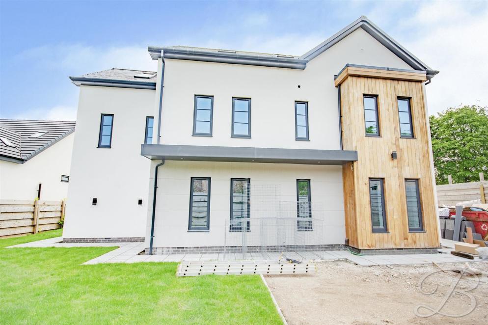 The stylish and contemporary property at Sheepwalk Lane, Ravenshead, which is on the market for about £995,000, or nearest offer.