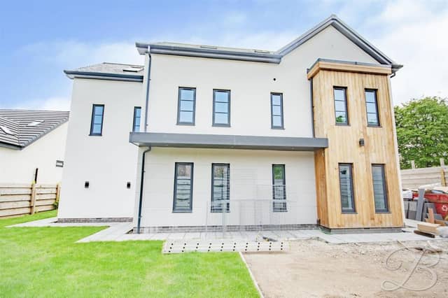 The stylish and contemporary property at Sheepwalk Lane, Ravenshead, which is on the market for about £995,000, or nearest offer.