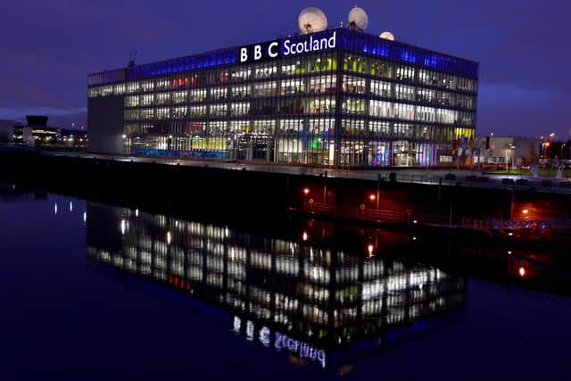 BBC Scotland is based at Pacific Quay in Glasgow. Picture: Jeff J Mitchell