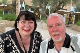 Julie and Kenny Hepburn travelled to Morocco last week for their first holiday in five years