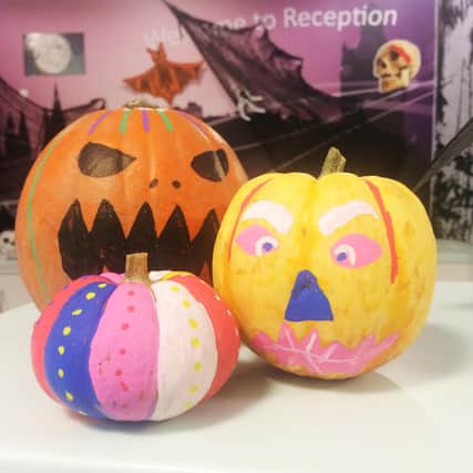 This week young people from the unit have been busy decorating and carving pumpkins donated by the supermarket which will be entered into a national competition for the best pumpkin creation.