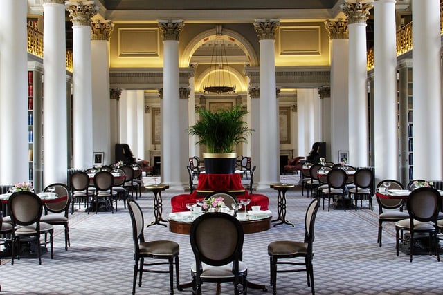 The Signet Library in Parliament Square has a coveted afternoon tea at The Colonnades, using quality seasonal ingredients and bespoke silver tea stands.