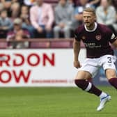 Stephen Kingsley returned from injury for Hearts against Dundee United.