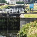 The Forth and Clyde Canal has been ruled unfishable due to weed growth caused by a combination of the long, hot, dry period and a lack of boat movement. Picture: Michael Gillen