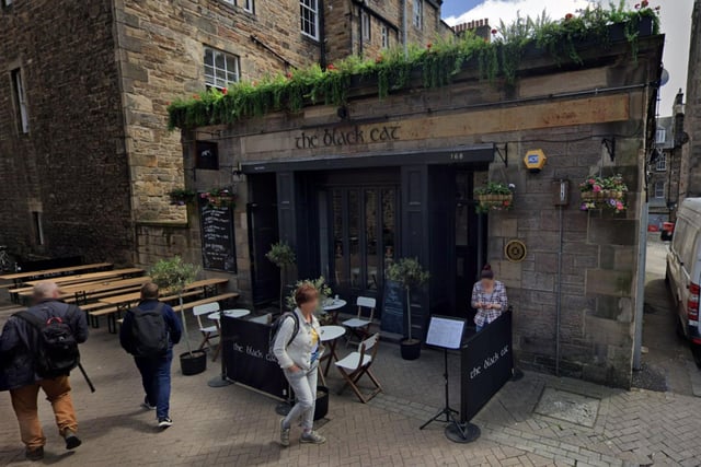 The Black Cat is a cosy independent pub in Rose Street which boasts one of the largest whisky selections in the New Town. Visit for the range of scotch, live folk music and its "group of misfit bartenders".