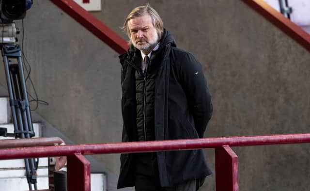 Steven Pressley has called on the Hearts support to back Robbie Neilson. Picture: SNS