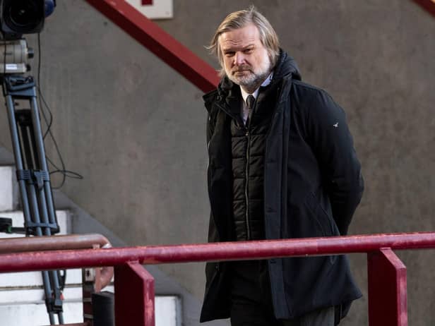 Steven Pressley has called on the Hearts support to back Robbie Neilson. Picture: SNS