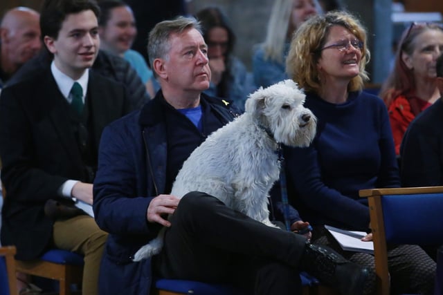 The annual pet blessing service at Greyfriars Kirk began in 2013, when the church said it was expecting "chaos" - but some animals obviously know how to behave.