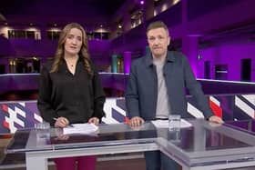 BBC Scotland's The Nine presenters Laura Maciver and Graham Stewart