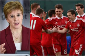 Nicola Sturgeon strongly criticised Aberdeen FC players who were exposed to coronavirus after visiting a bar in the city on Saturday night.