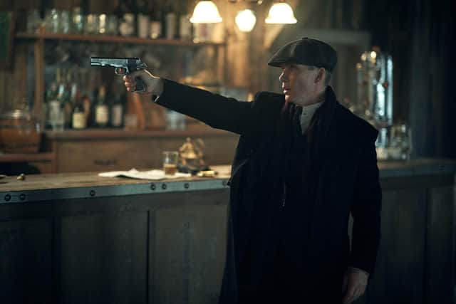 Cillian Murphy stars Tommy Shelby in Peaky Blinders.