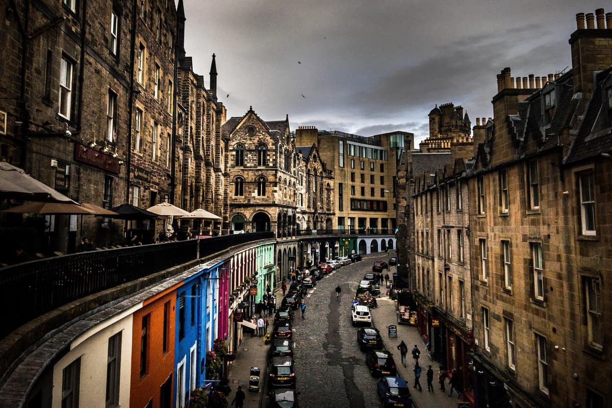 Edinburgh street named among UK's most colourful locations