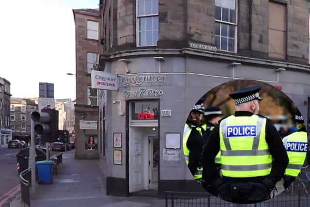 The incident happened in the early hours of Thursday morning on Lothian Road.