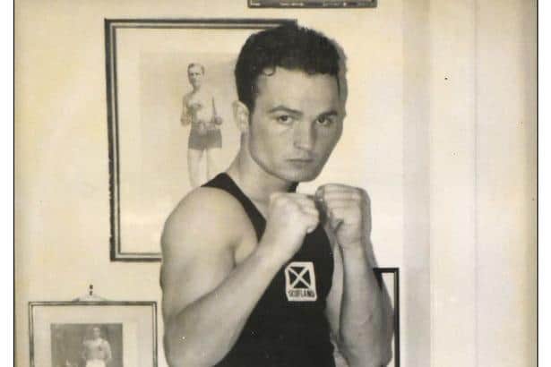 Bradley Welsh in his amateur boxing days.