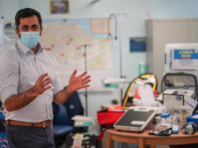 Health Secretary Humza Yousaf is confident a Scottish Government target of increasing GPs in Scotland by 800 by 2027 will be achieved (Picture: Peter Summers/Getty Images).