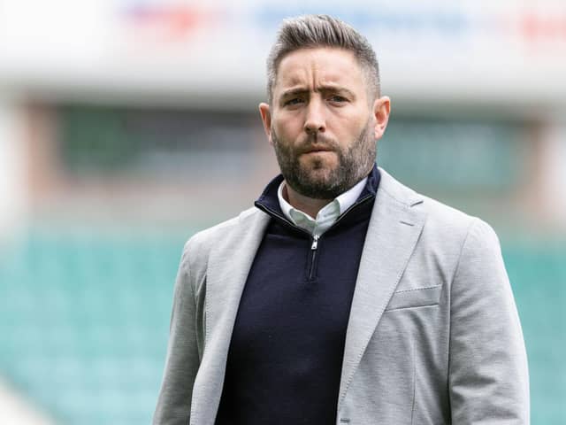 Hibs manager Lee Johnson admitted there was a gulf between his side and Aston Villa but was still disappointed with elements of his team's performance. Picture: Ross Parker / SNS Group