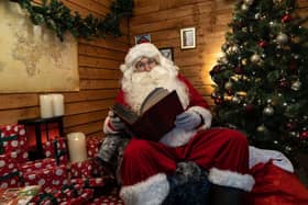 Santa Claus pictured in his grotto. (Pic: Getty Images)