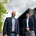 Founders Chris Wood (left) and Ross MacDonald aim to negotiate 60 sales for clients in 2021 - up from 30 sold in the past year. Picture: contributed.