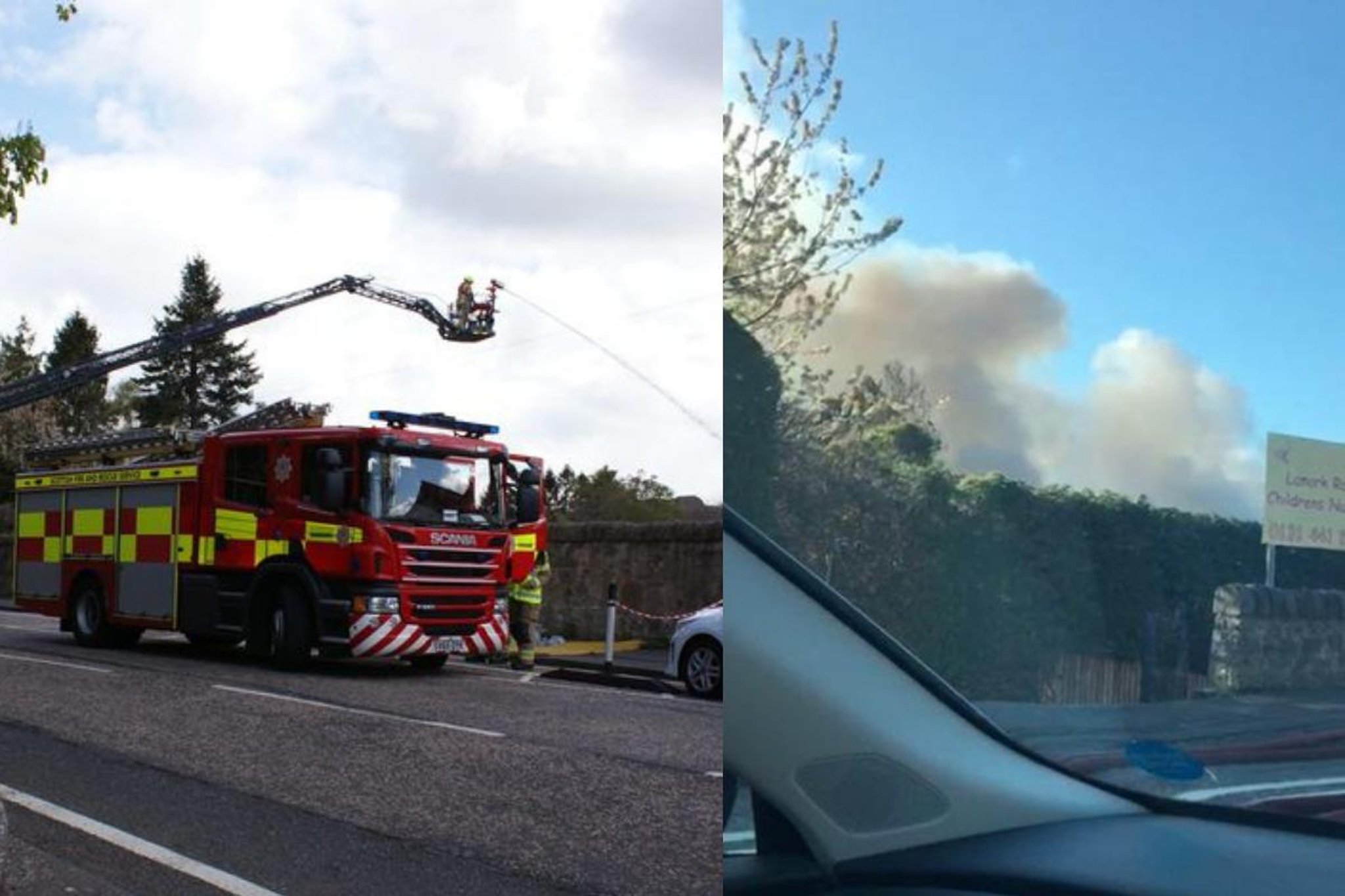 Pictures show crews tackling 'well developed' fire at Edinburgh nursery