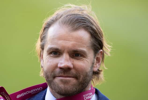 Hearts manager Robbie Neilson is determined to stay calm.