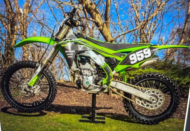 A business property was broken into at Dalhousie Road, Dalkeith at around 11.49pm on Wednesday May 5 and an off road bike was taken from within (Photo: Police Scotland).