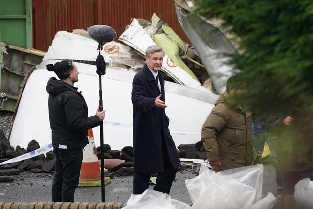 The five-part series Lockerbie, starring Colin Firth, pictured, will explore Dr Swire’s fight for action and being nominated as a spokesperson for the victims’ families through the UK Families Flight 103 group, and look at the disaster and its aftermath.