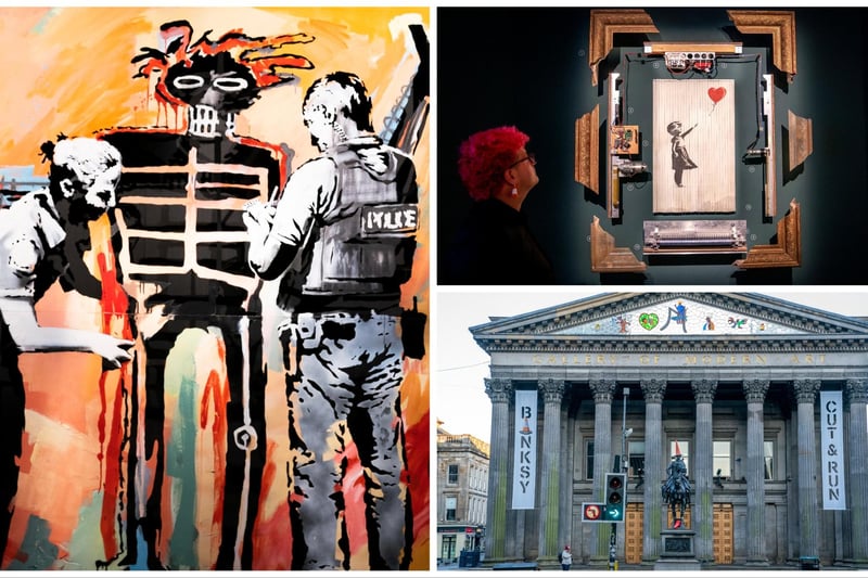 The Cut & Run show, taking place at the city’s Gallery of Modern Art (GoMA), has been officially authorised by Bansky.