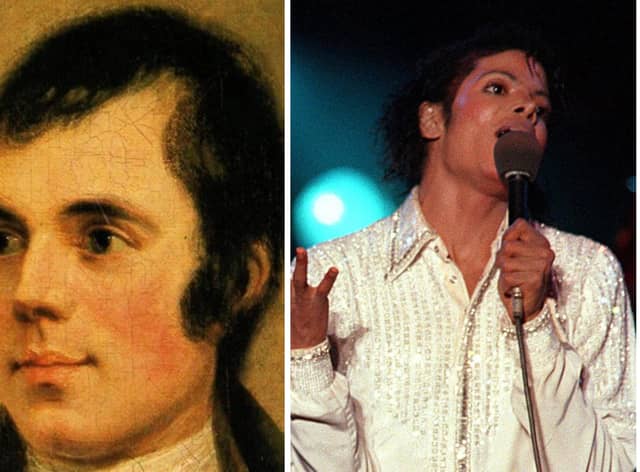 According to David Gest, Robert Burns' poetry inspired Michael Jackson's 'Thriller'.