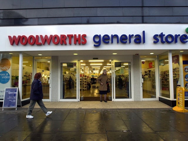 The large Woolworths at Lothian Road.