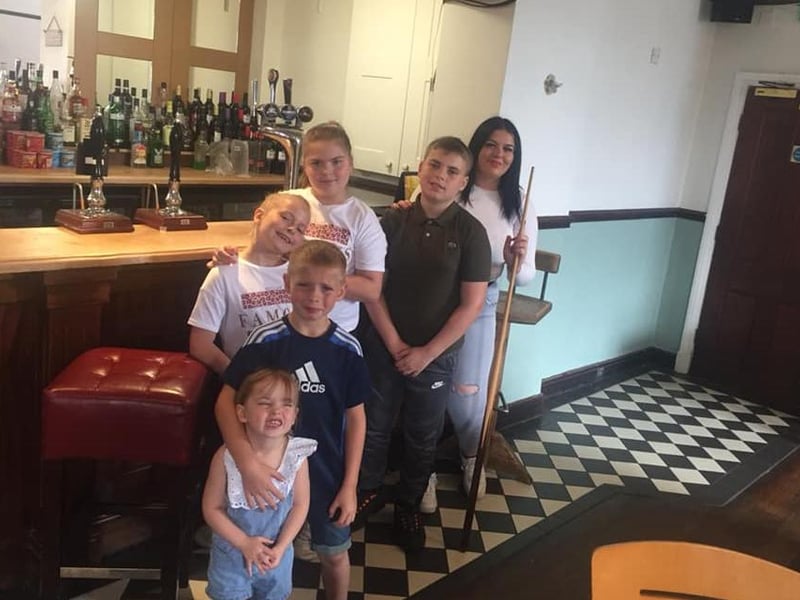 Claire Cresswell, said: "My 6 beautiful children. Rianna 18, Kealan 12, Shania 11, Mariah 10, Koden 7, Kadie-Rae 3. They make my lock down feel easier."