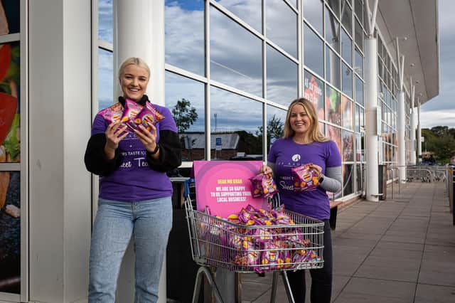Shoppers in Midlothian were the first to sample the new flavour of crisp