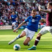 St Johnstone's Liam Gordon trips Hearts winger Barrie McKay which results in the decisive penalty. Picture: Ross Parker / SNS