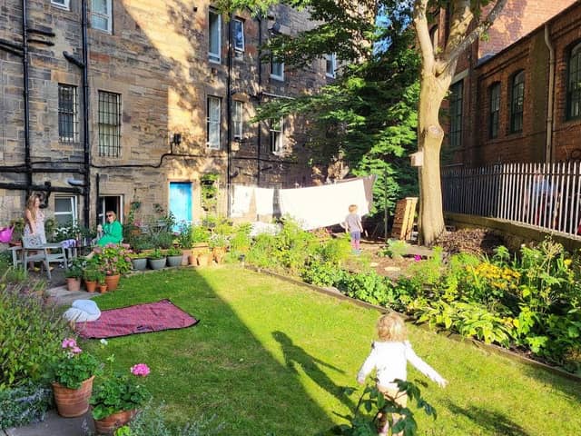 Residents say their communal garden would be seriously overshadowed by the proposed new student flats - at 4pm, the area receiving sunlight would be reduced from 100 square metres to zero.