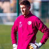 Teenage Hearts goalkeeper Harry Stone is currently on loan at Spartans. Pic: David Mollison.