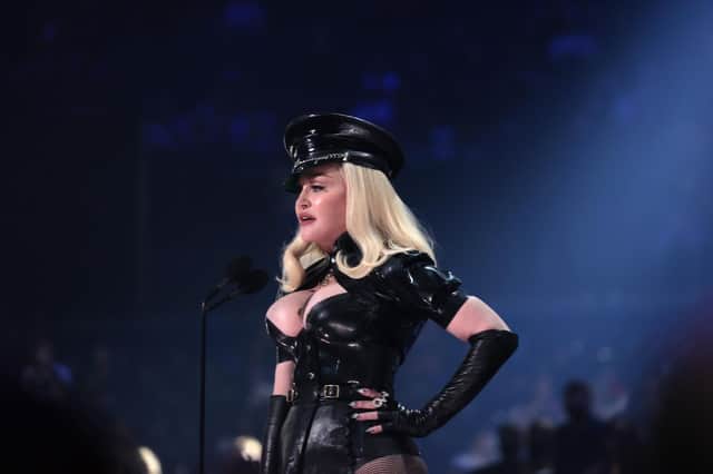 Madonna is 63, the same age as Susan Morrison, but their appearances are somewhat different (Picture: Mike Coppola/Getty Images for MTV/ViacomCBS)