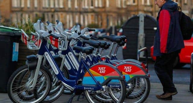 The Just Eat bikes will no longer be a familiar sight on Edinburgh's streets.