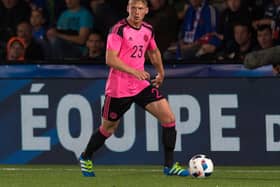 Stephen Kingsley is wanted by Hearts following his release by Hull City. Picture: SNS