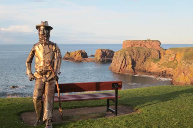 A statue of John Muir will be on display again in Dunbar to celebrate John Muir’s birth date. The statue was created last year for an art project by Colin Cairns Ford, owner of the local bike shop, Belhaven Bikes.