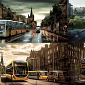 This is what Edinburgh is expected to look like in 2050 - according to AI. The images were made by film editor Duncan Thomsen. Photo supplied by SWNS.