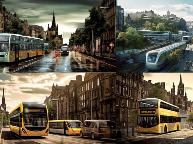 This is what Edinburgh is expected to look like in 2050 - according to AI. The images were made by film editor Duncan Thomsen. Photo supplied by SWNS.
