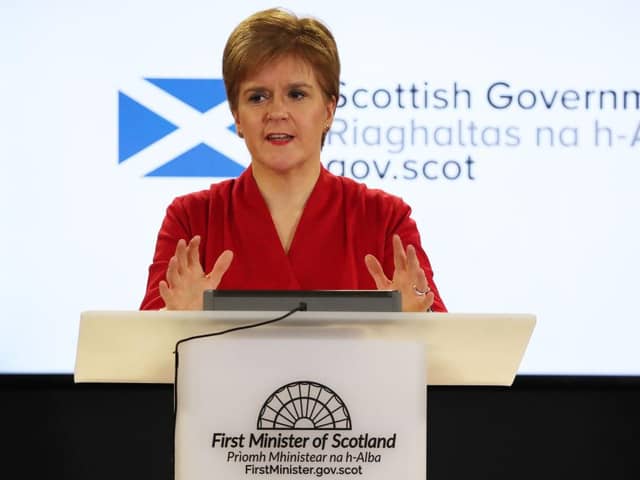 First Minister Nicola Sturgeon has warned Scots that her government will reimpose lockdown restrictions if people do not comply with the newest guidelines. (Photo by Andrew Milligan - WPA Pool/Getty Images)
