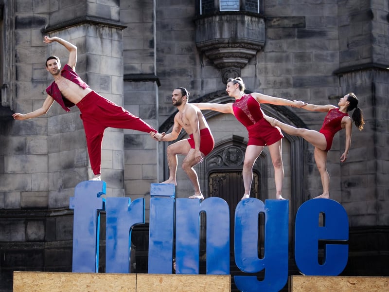 Hundreds of thousands of visitors come to Edinburgh every August to join locals in enjoying performers at the world's largest arts festival in the city, the Edinburgh Festival Fringe.