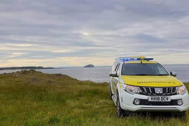 The coastguard have urged to public to report anything that concerns them. Photo: North Berwick Coast Guard