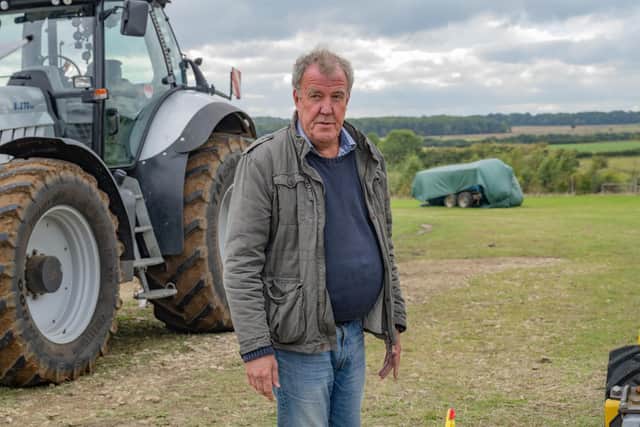 Jeremy Clarkson on Amazon Prime's Clarkson's Farm series.